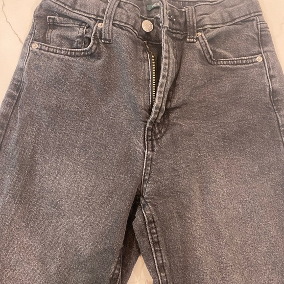 Black straight leg jeans great condition - Picture 3 of 4